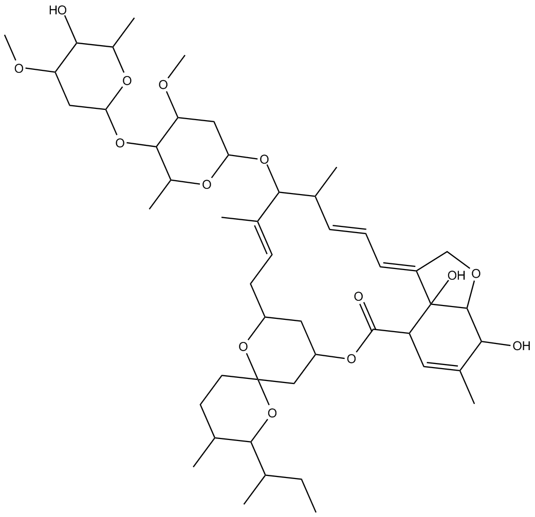 Ivermectin B1a-d2 化学構造