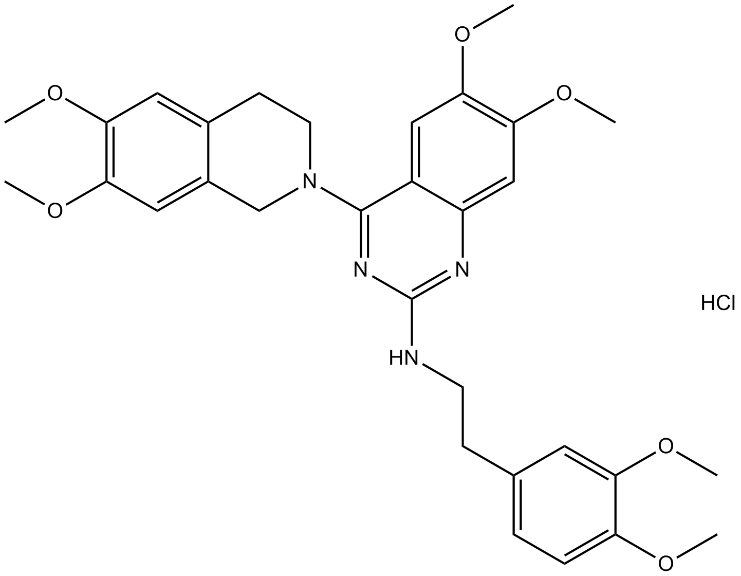 CP 100356 hydrochloride التركيب الكيميائي