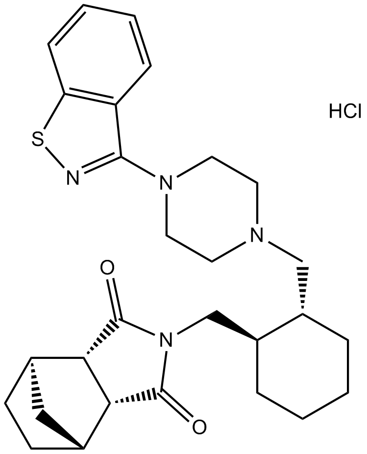 Lurasidone HCl  Chemical Structure