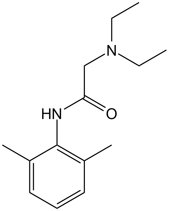 Lidocaine  Chemical Structure