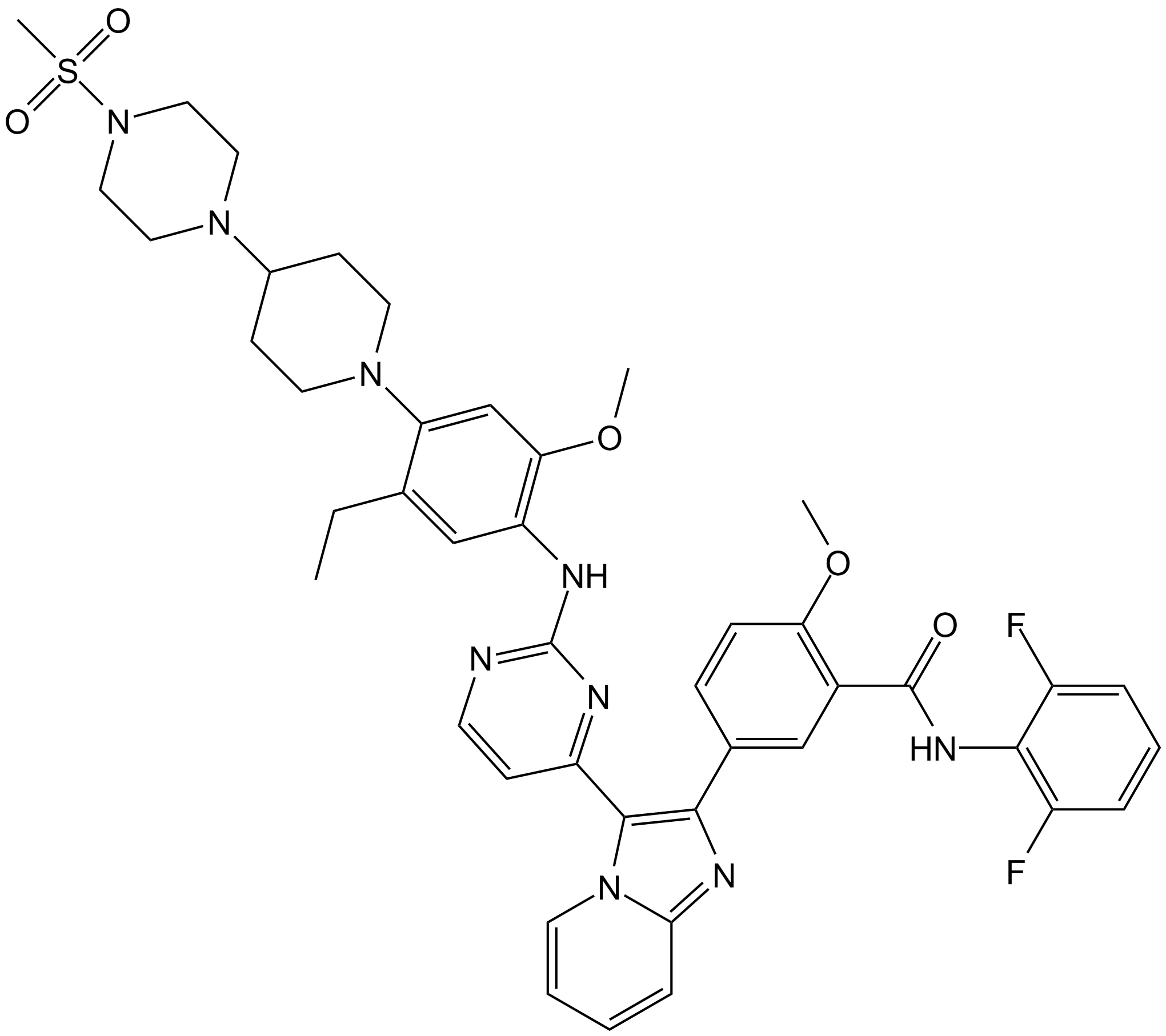 GSK1904529A  Chemical Structure