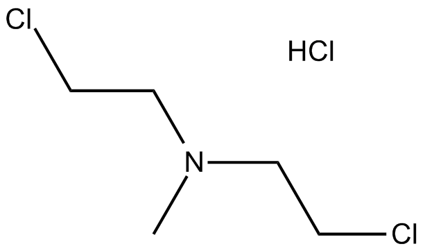 Mechlorethamine HCl Chemische Struktur