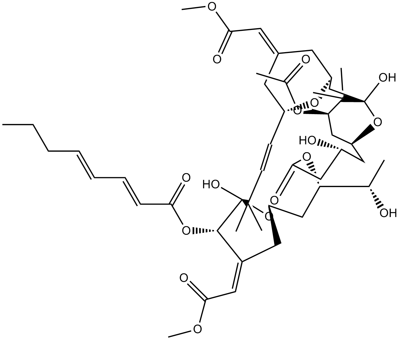 Bryostatin 1  Chemical Structure