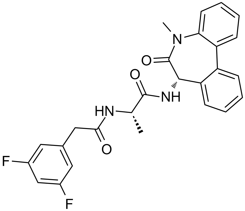 YO-01027 (Dibenzazepine, DBZ) Chemische Struktur
