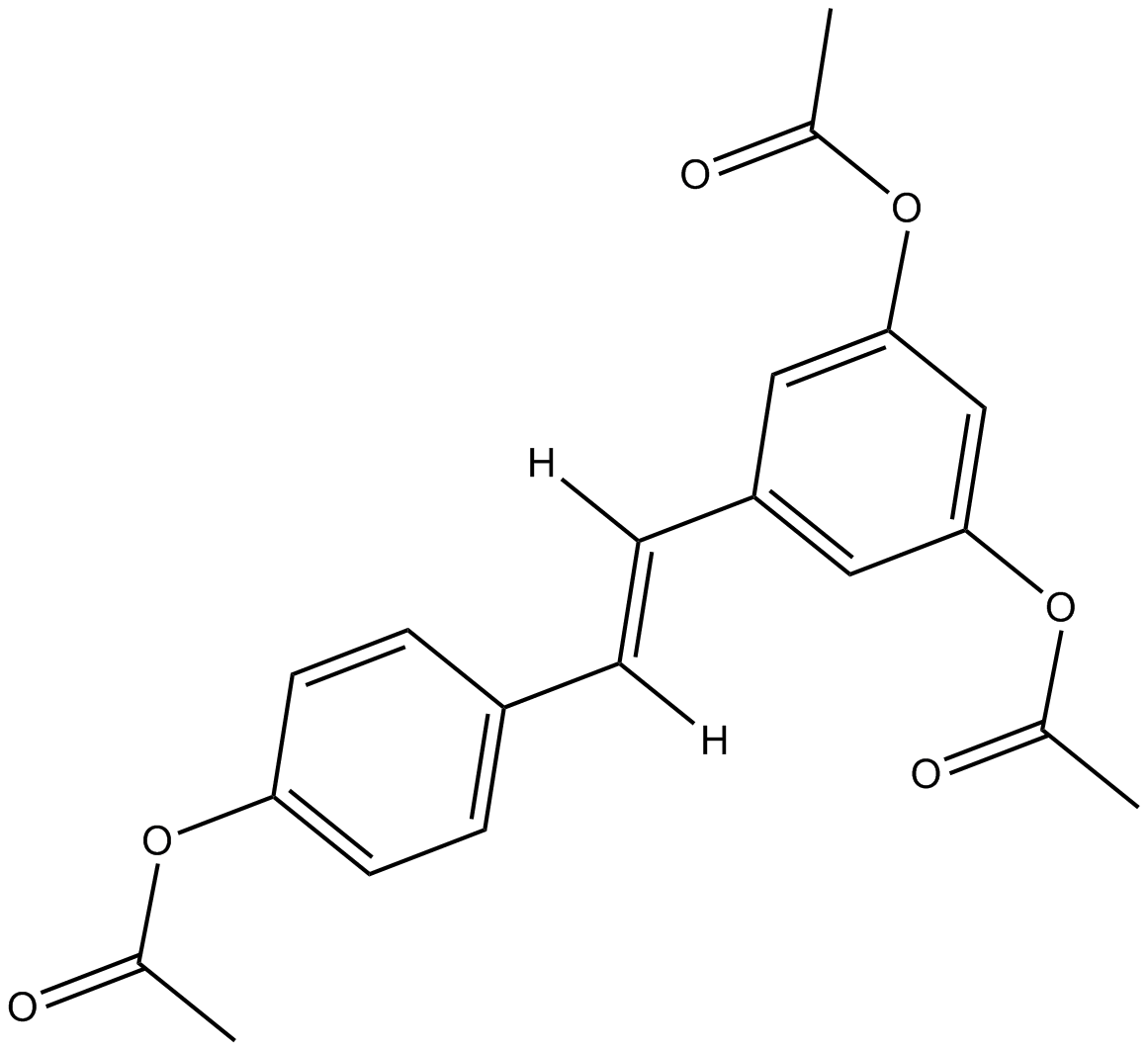 Triacetyl Resveratrol  Chemical Structure