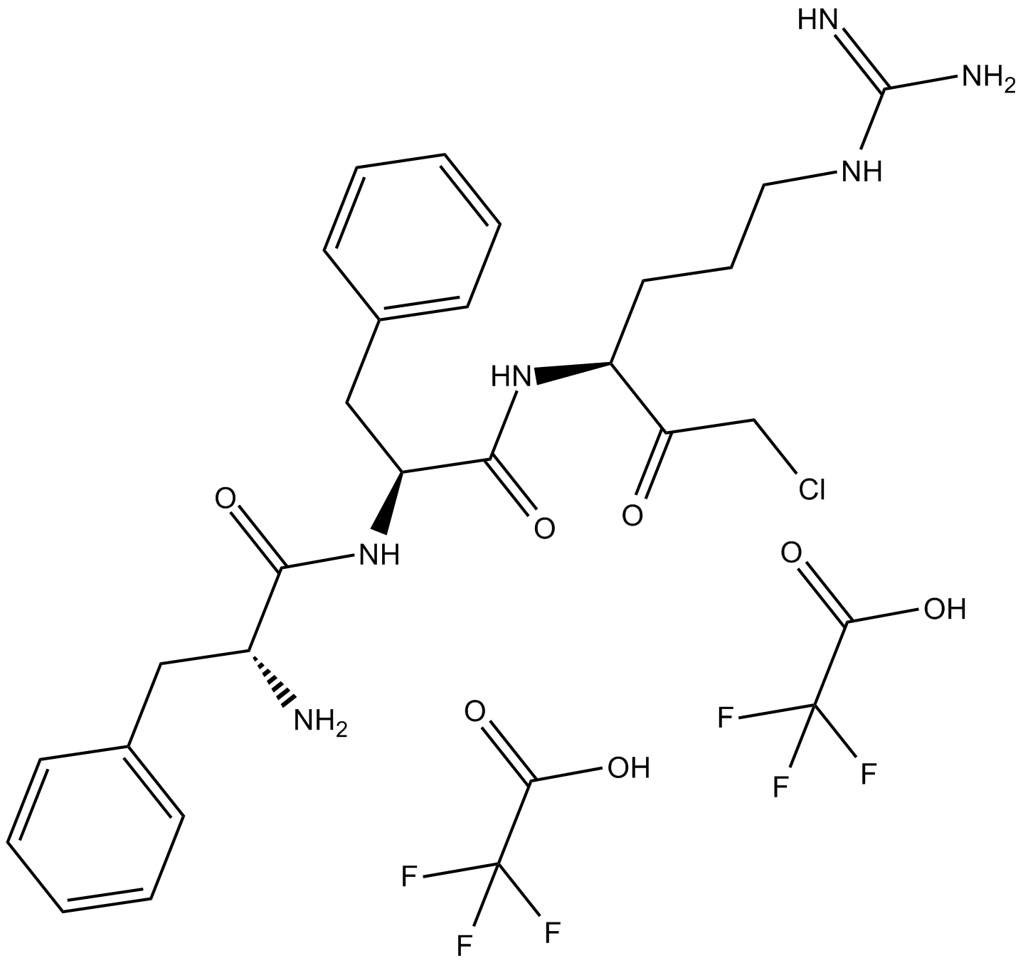 PPACKII (trifluoroacetate salt) Chemische Struktur