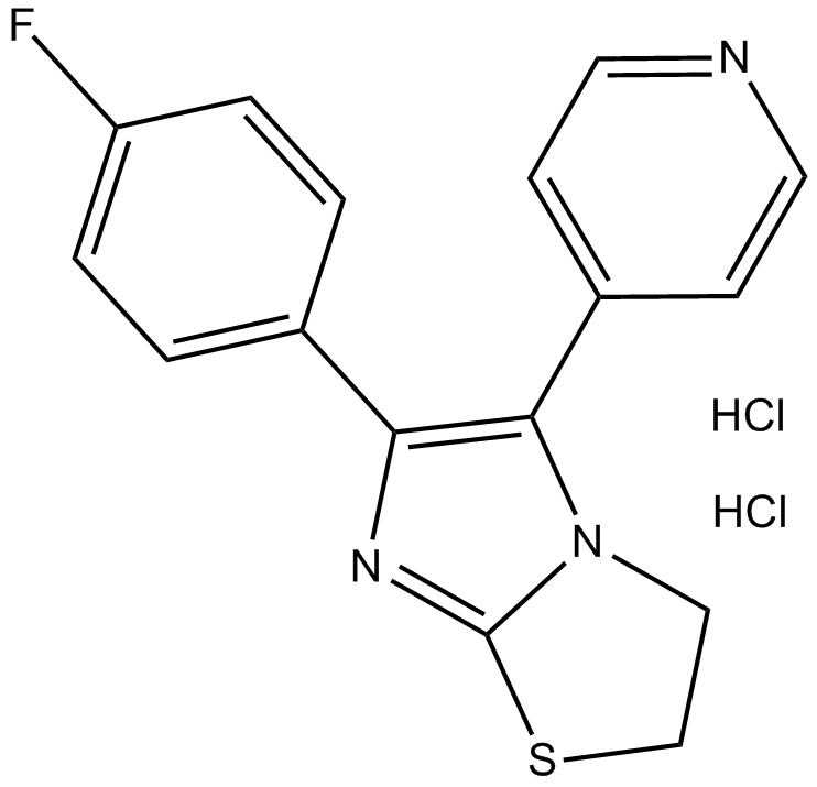 SKF 86002 dihydrochloride Chemische Struktur
