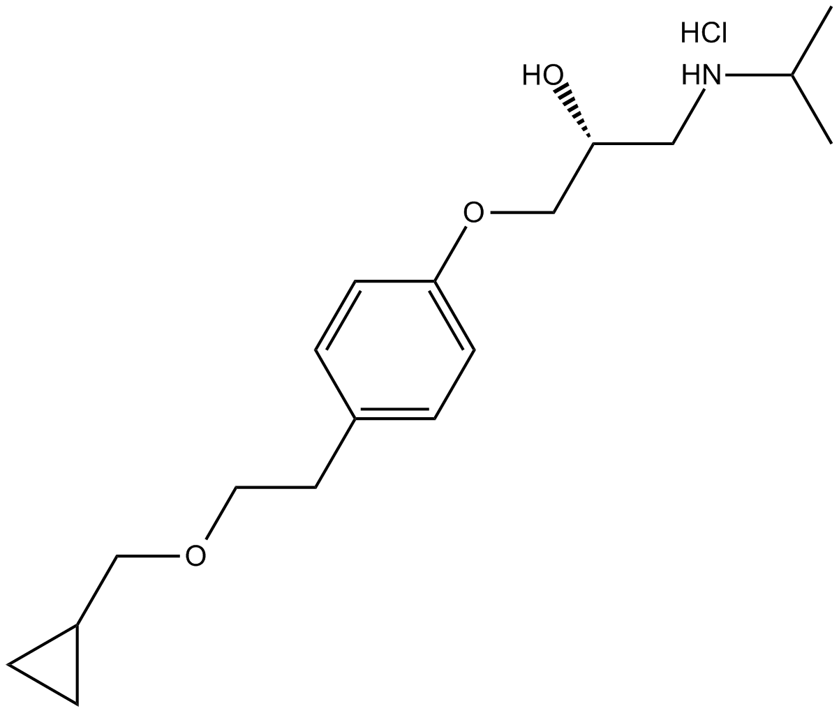 Betaxolol HCl Chemische Struktur