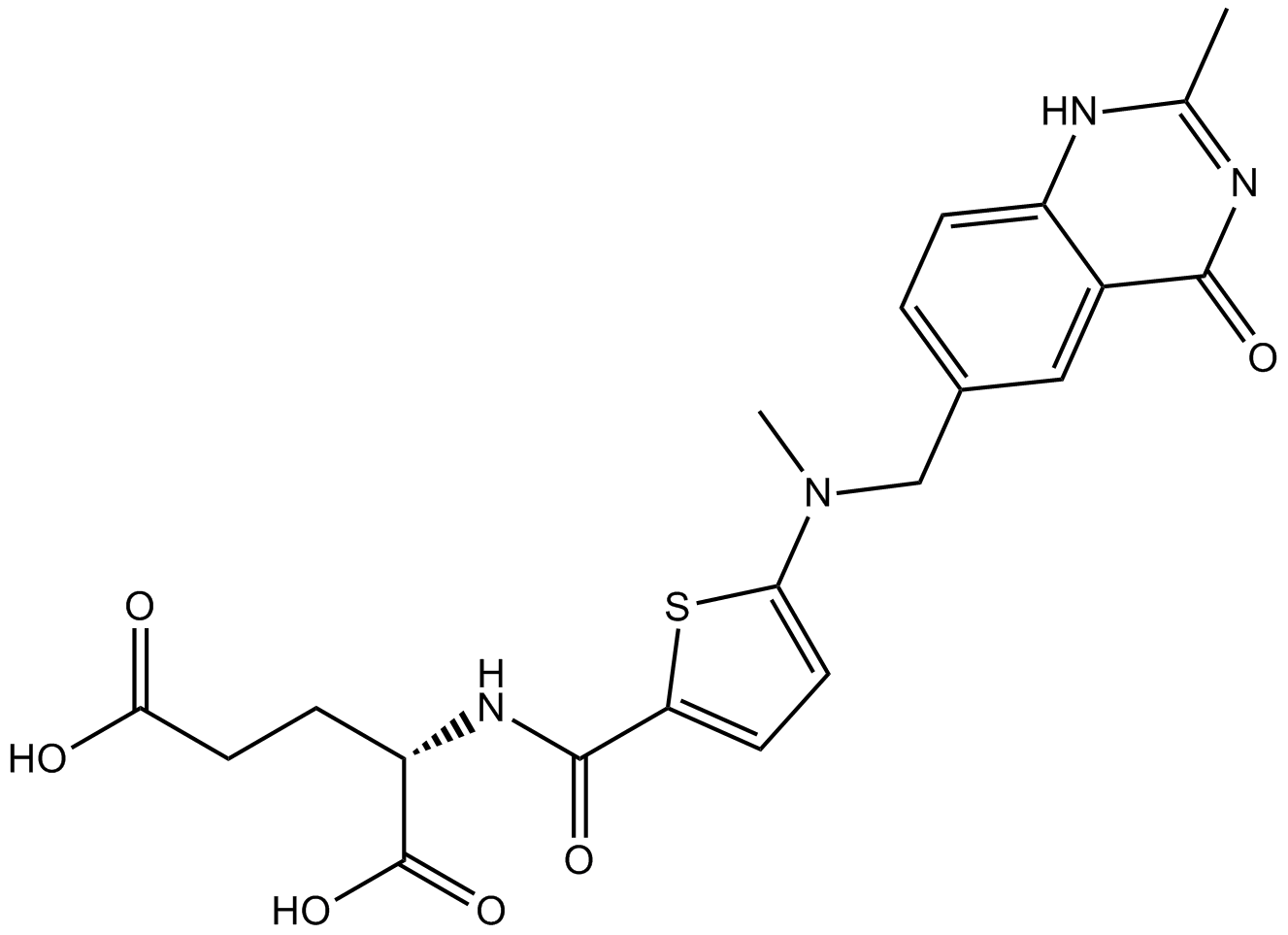 Raltitrexed  Chemical Structure