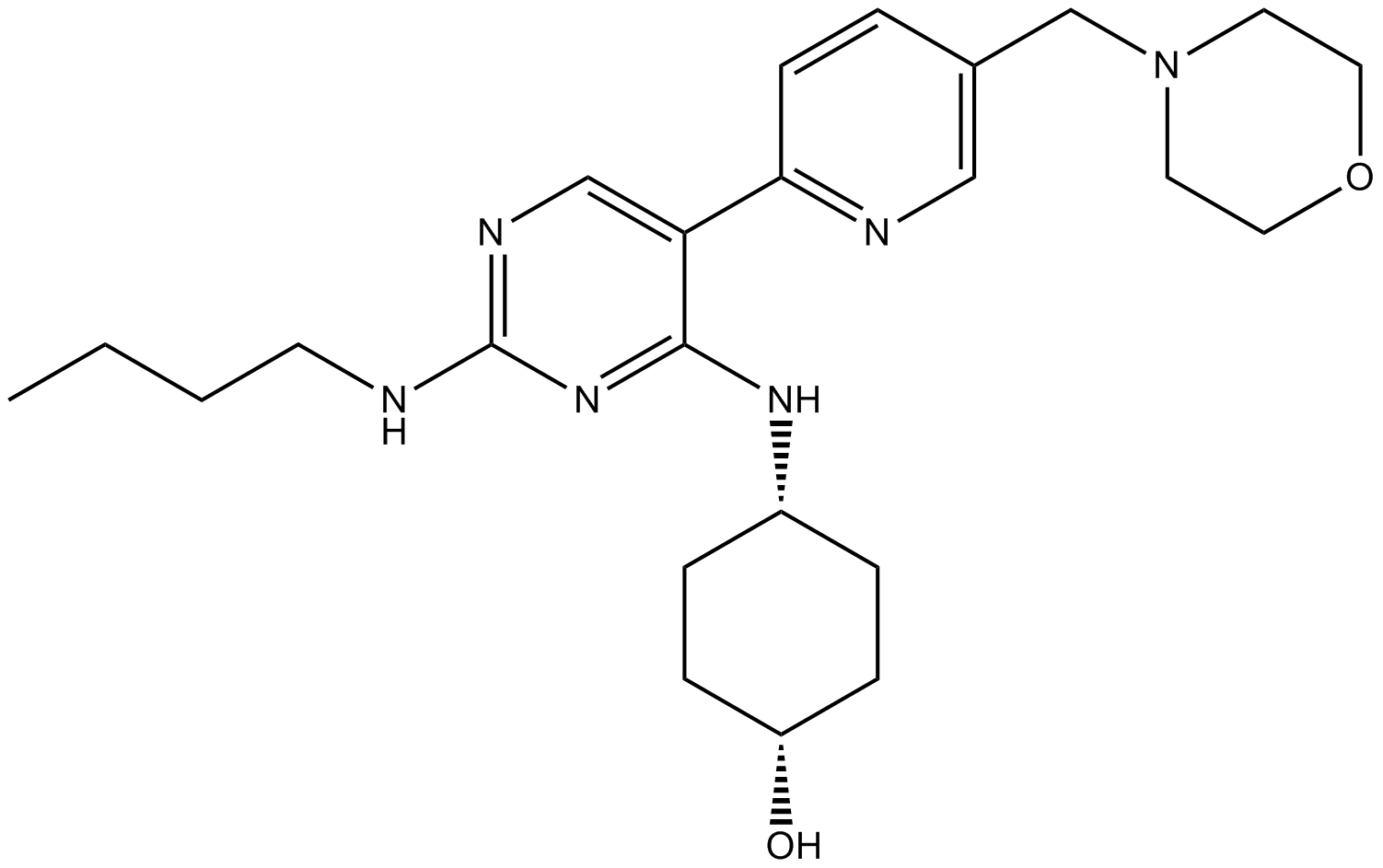 UNC2250 化学構造