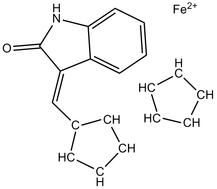 (E)-FeCP-oxindole  Chemical Structure