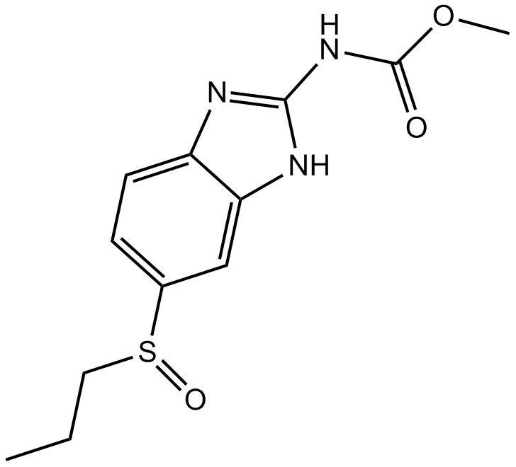 Albendazole Oxide 化学構造
