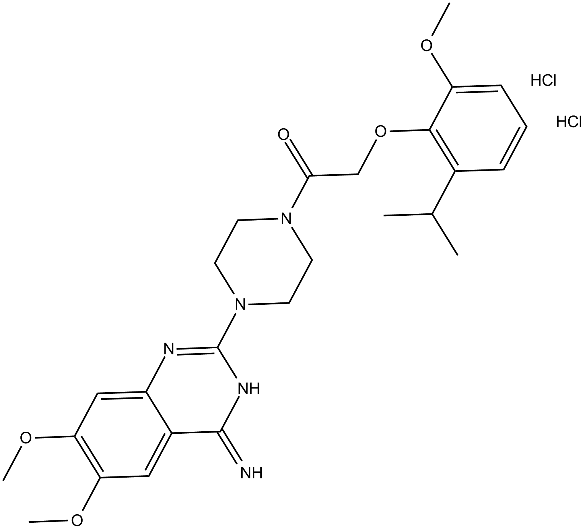 Rec 15/2615 dihydrochloride 化学構造