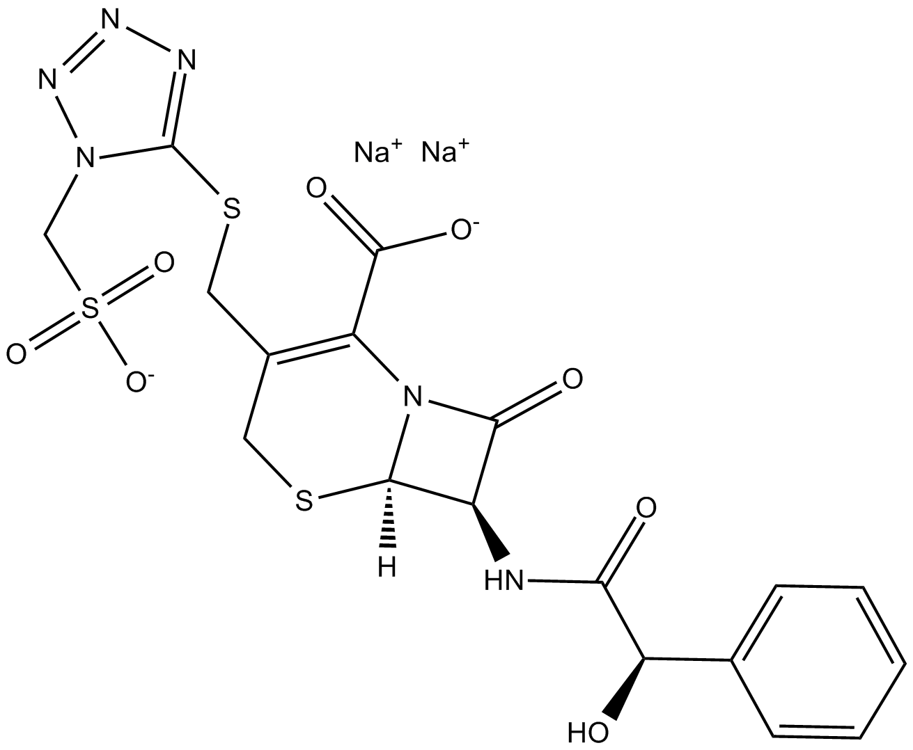 Cefonicid (sodium salt)  Chemical Structure