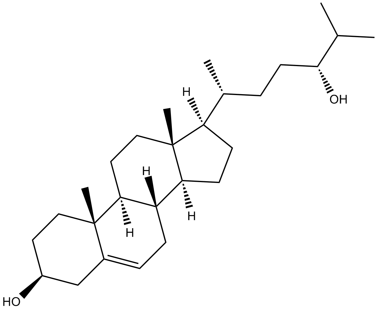 24(R)-hydroxy Cholesterol  Chemical Structure