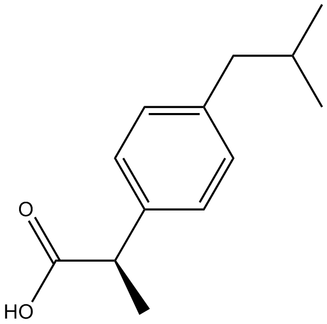 Ibuprofen التركيب الكيميائي