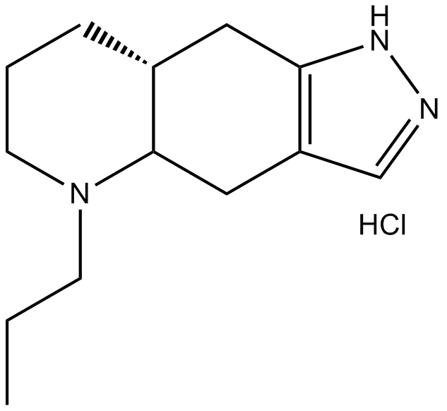 (-)-Quinpirole hydrochloride 化学構造