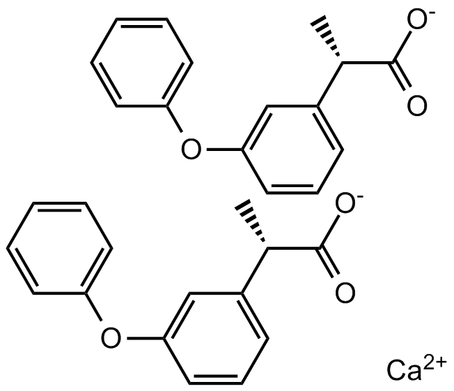 Fenoprofen Calcium  Chemical Structure
