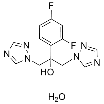 Fluconazole hydrate  Chemical Structure