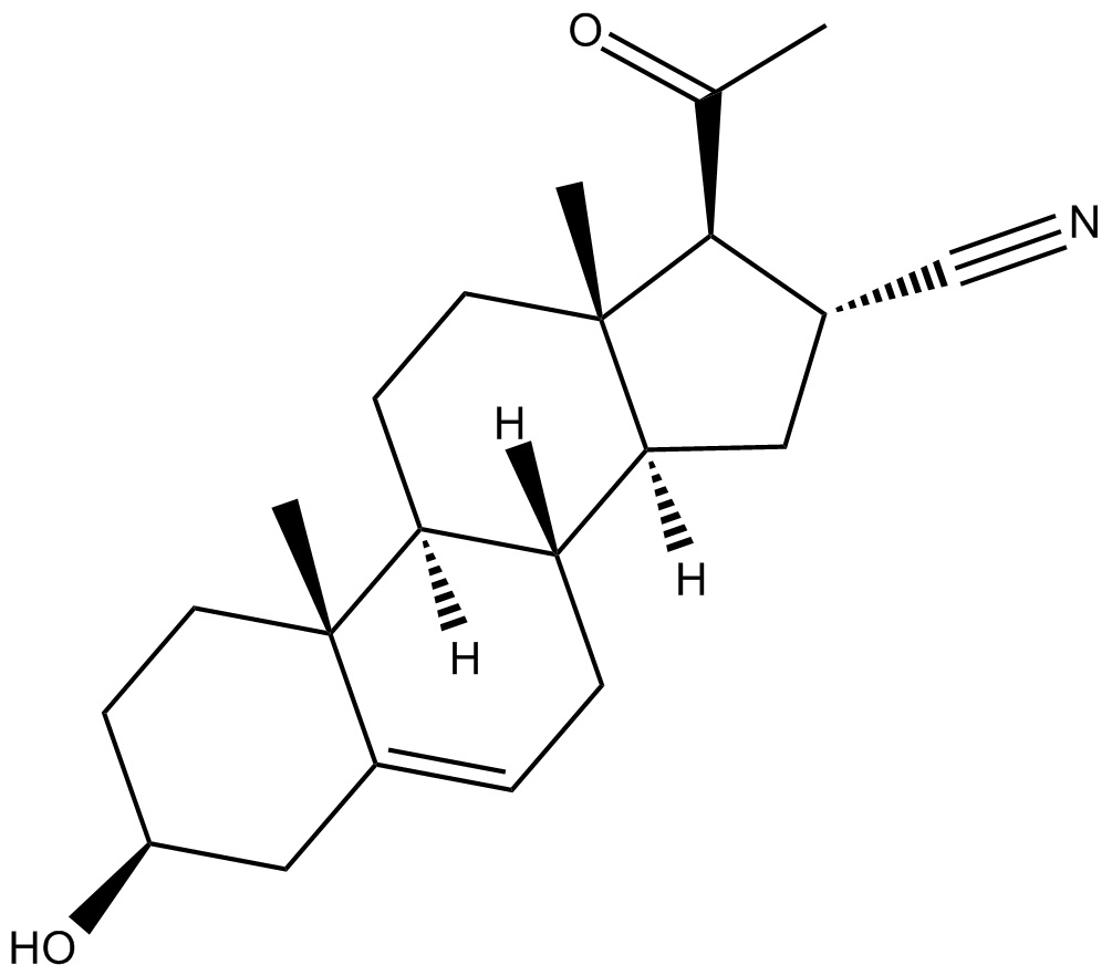 Pregnenolone Carbonitrile  Chemical Structure