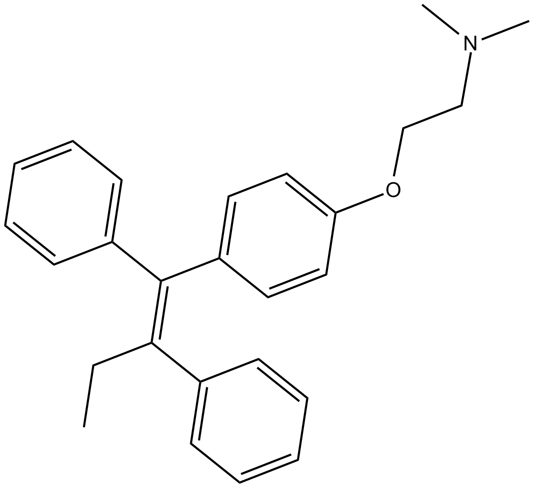 Tamoxifen التركيب الكيميائي