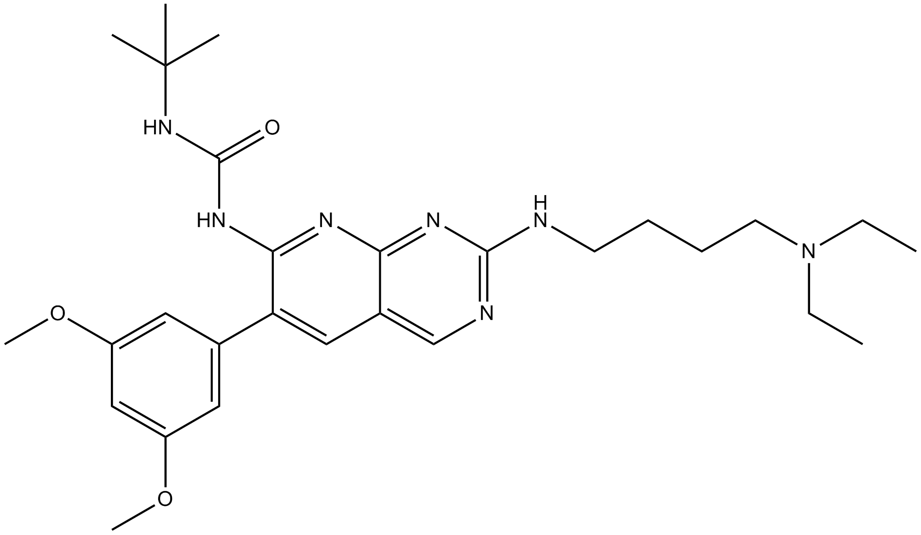 PD 173074  Chemical Structure