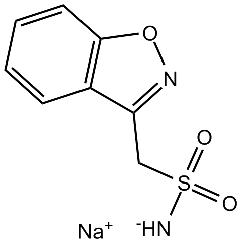Zonisamide sodium 化学構造