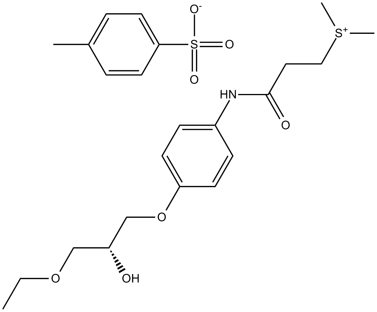 Suplatast Tosylate  Chemical Structure