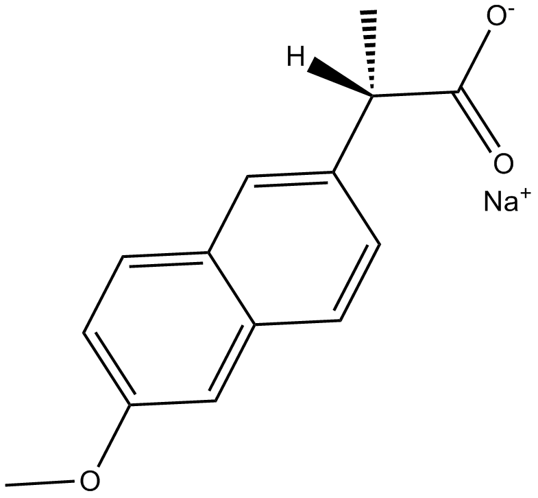 Naproxen Sodium Chemische Struktur