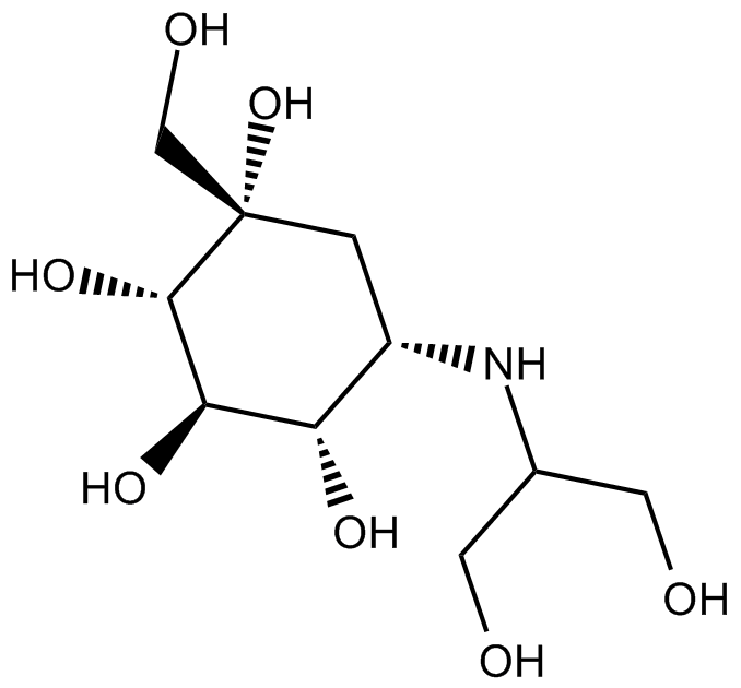 Voglibose 化学構造