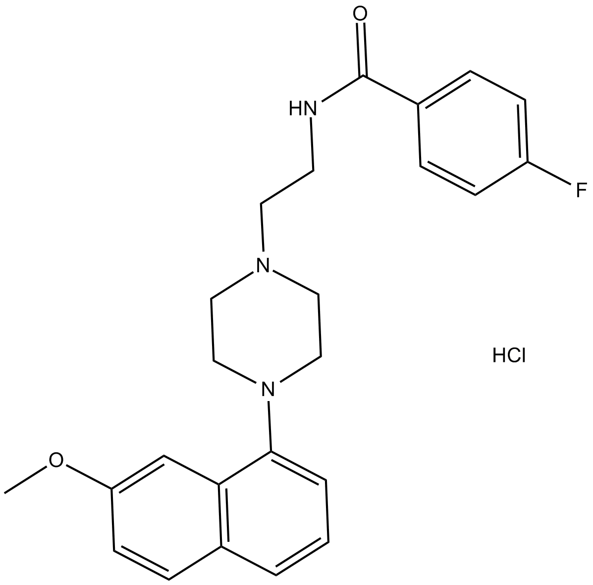 S 14506 hydrochloride 化学構造