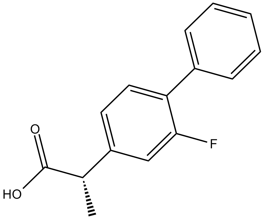 (S)-Flurbiprofen التركيب الكيميائي