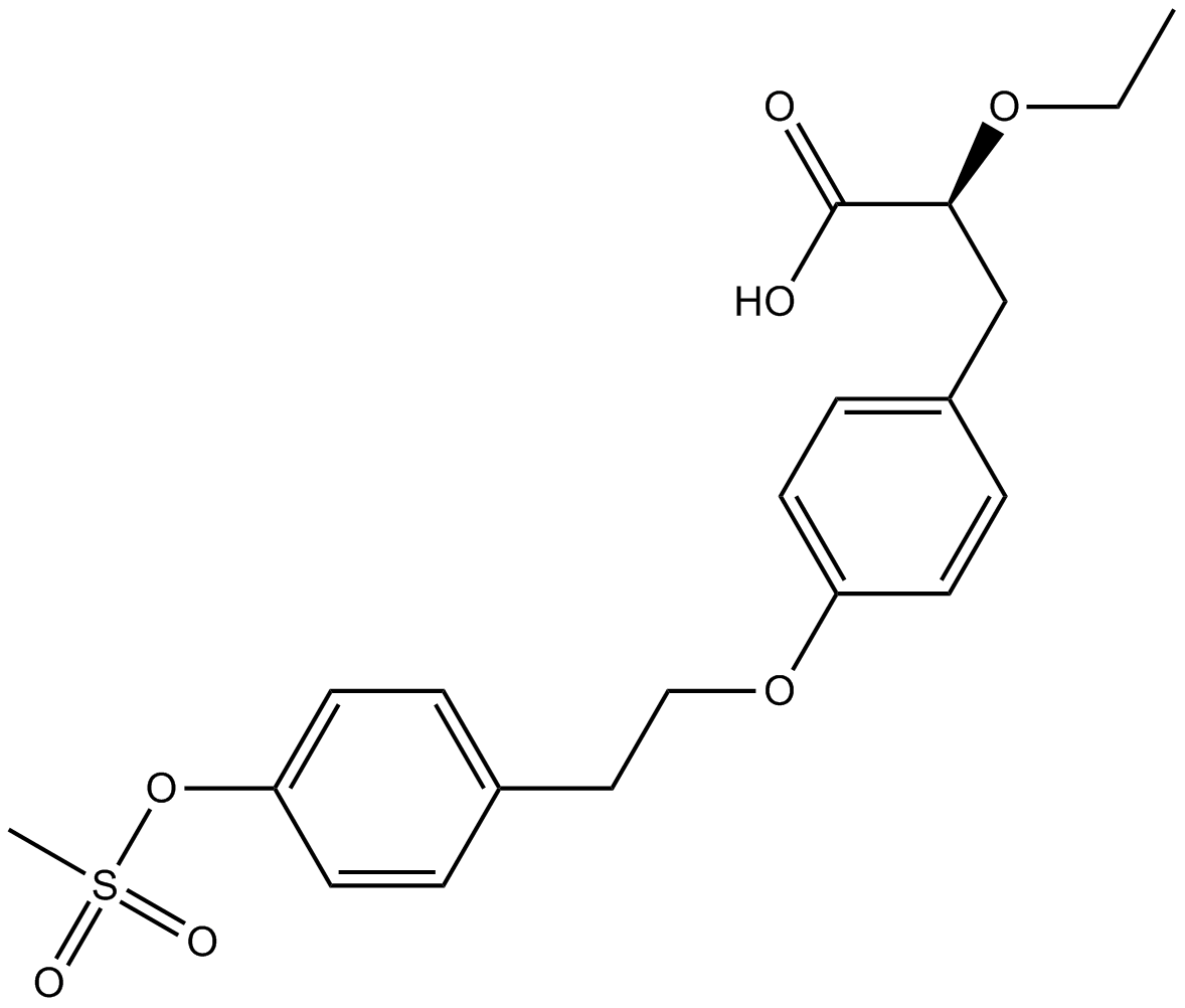 Tesaglitazar Chemical Structure
