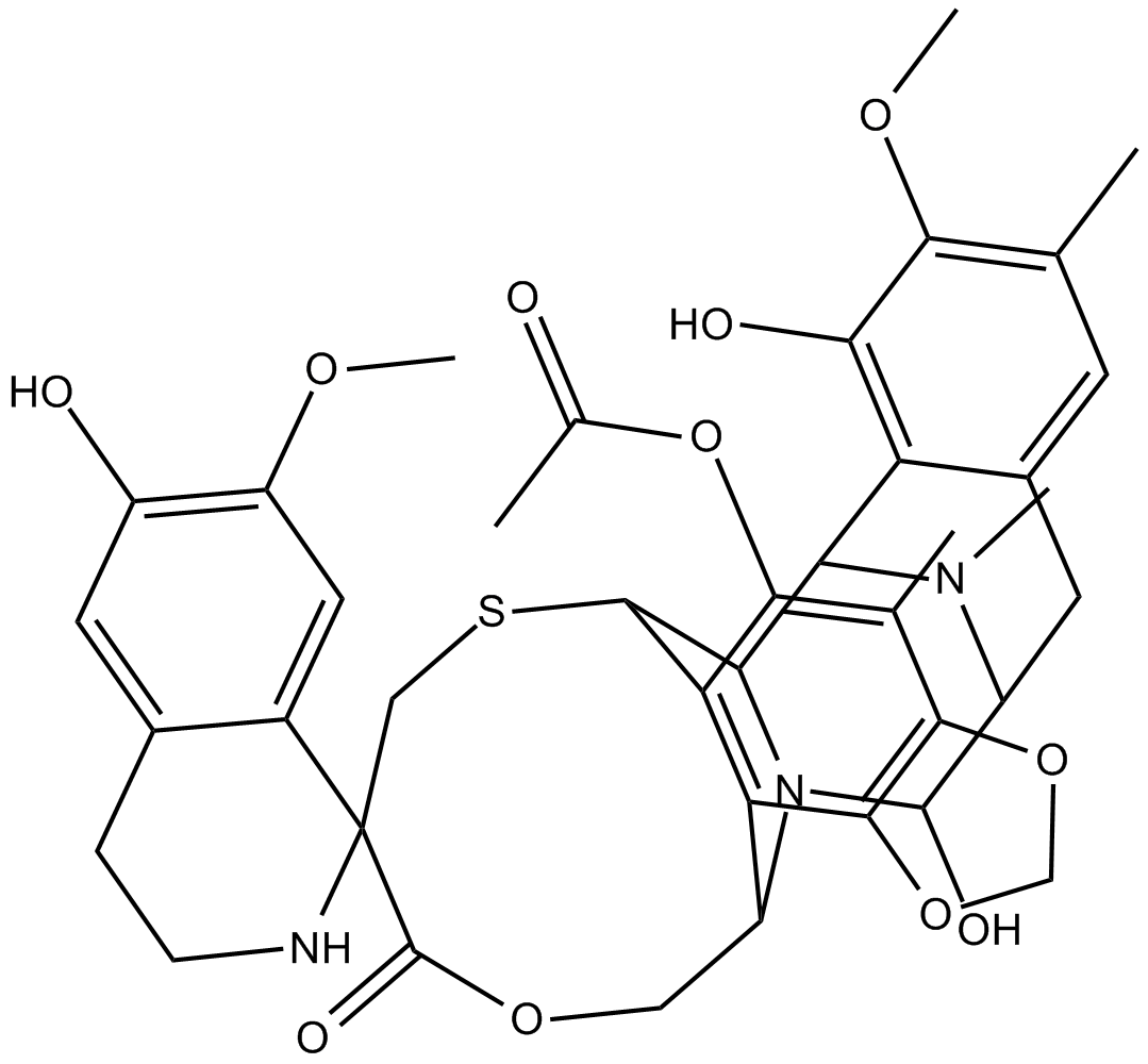 Trabectedin  Chemical Structure