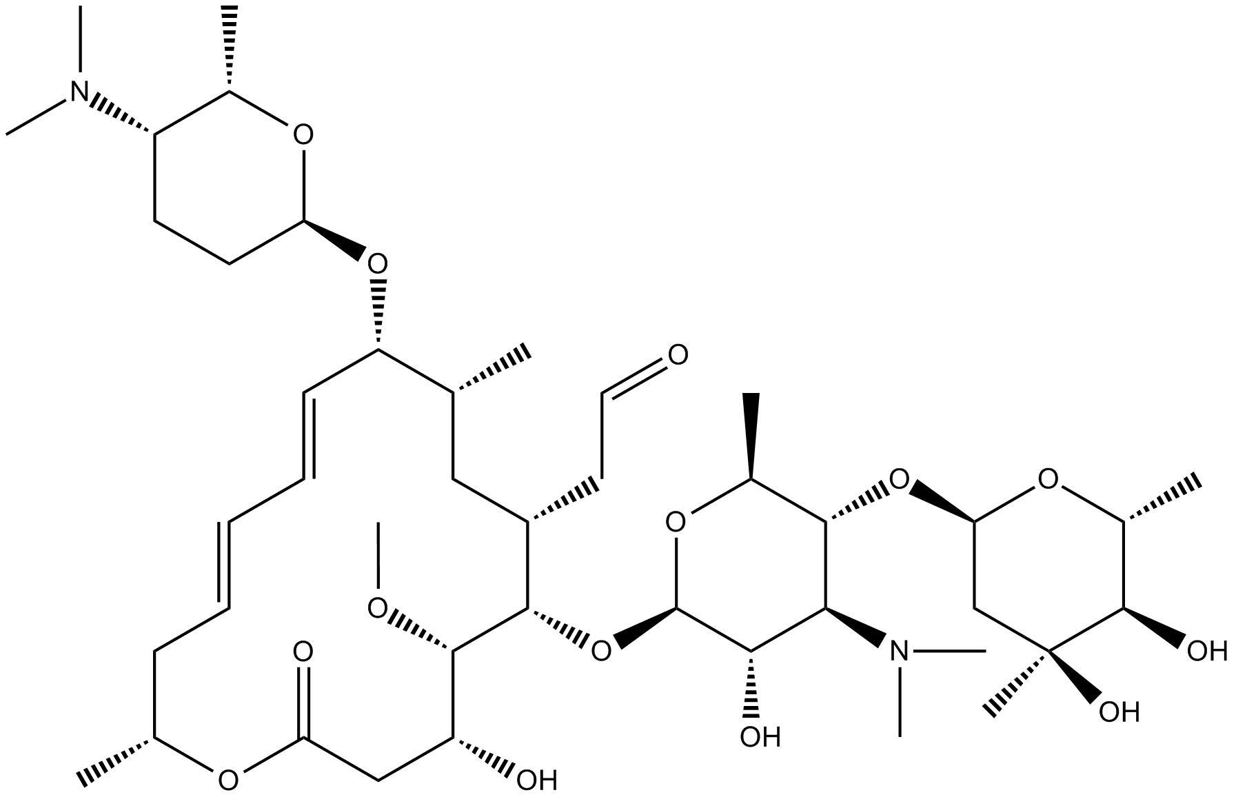 Spiramycin Chemische Struktur