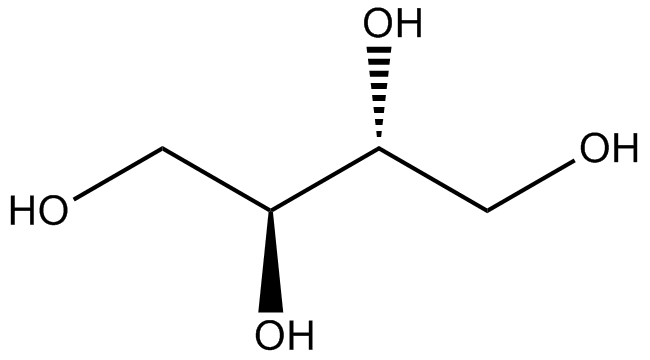 Erythritol Chemical Structure