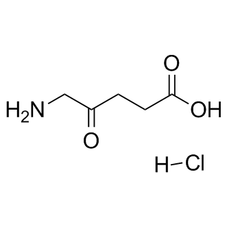 5-Aminolevulinic acid HCl 化学構造