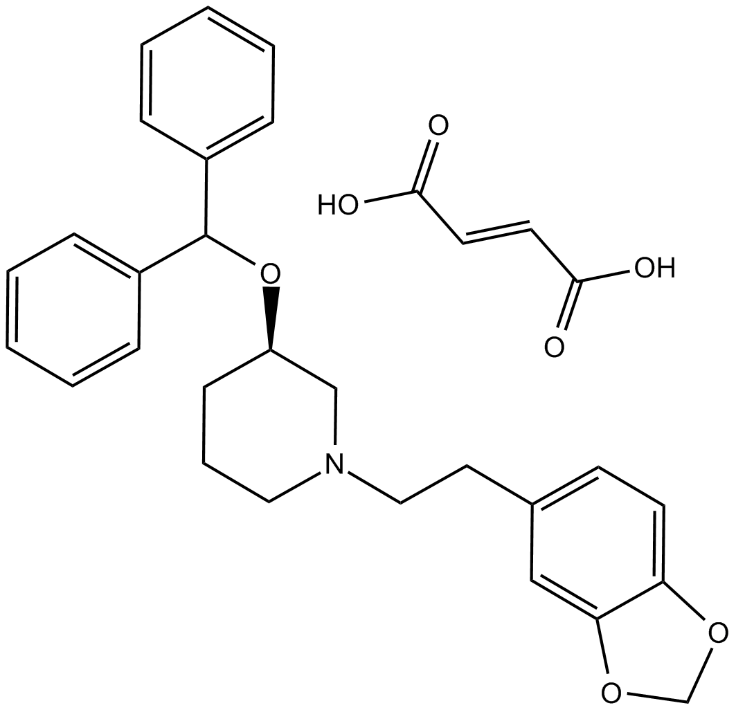 Zamifenacin fumarate  Chemical Structure