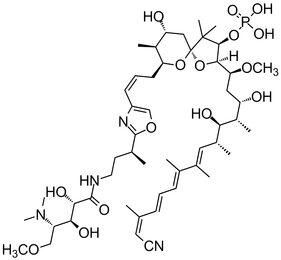 Calyculin A 化学構造