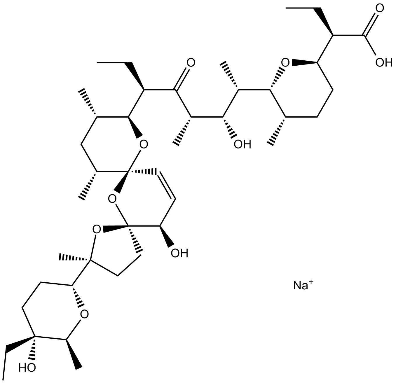 Salinomycin sodium salt  Chemical Structure