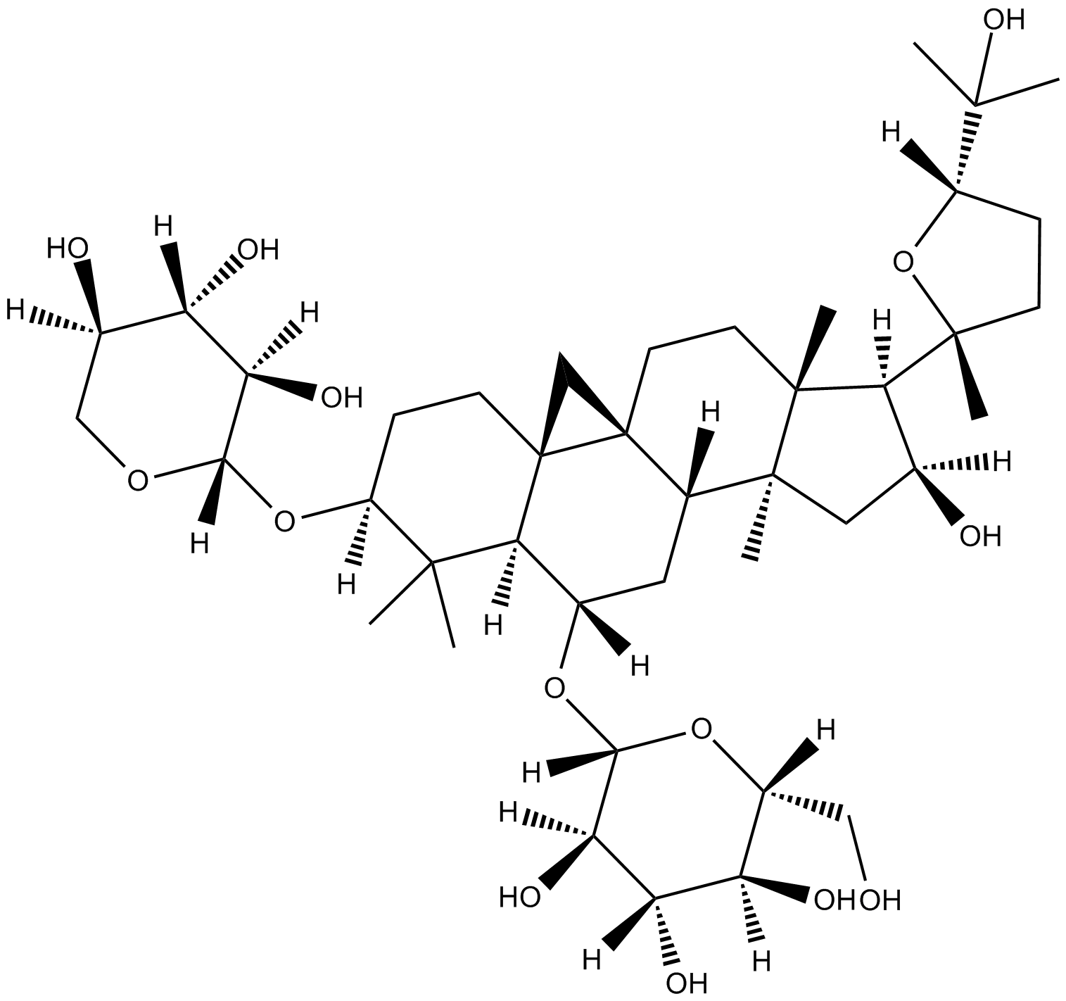 Astragaloside A  Chemical Structure