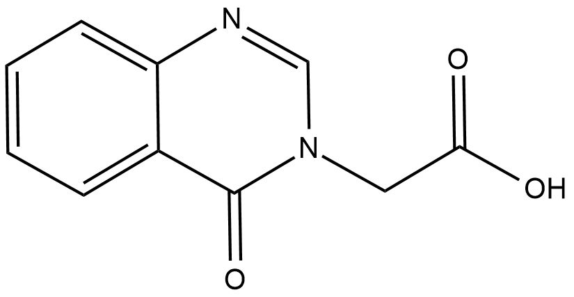 2-(4-Oxoquinazolin-3(4H)-yl)acetic acid التركيب الكيميائي