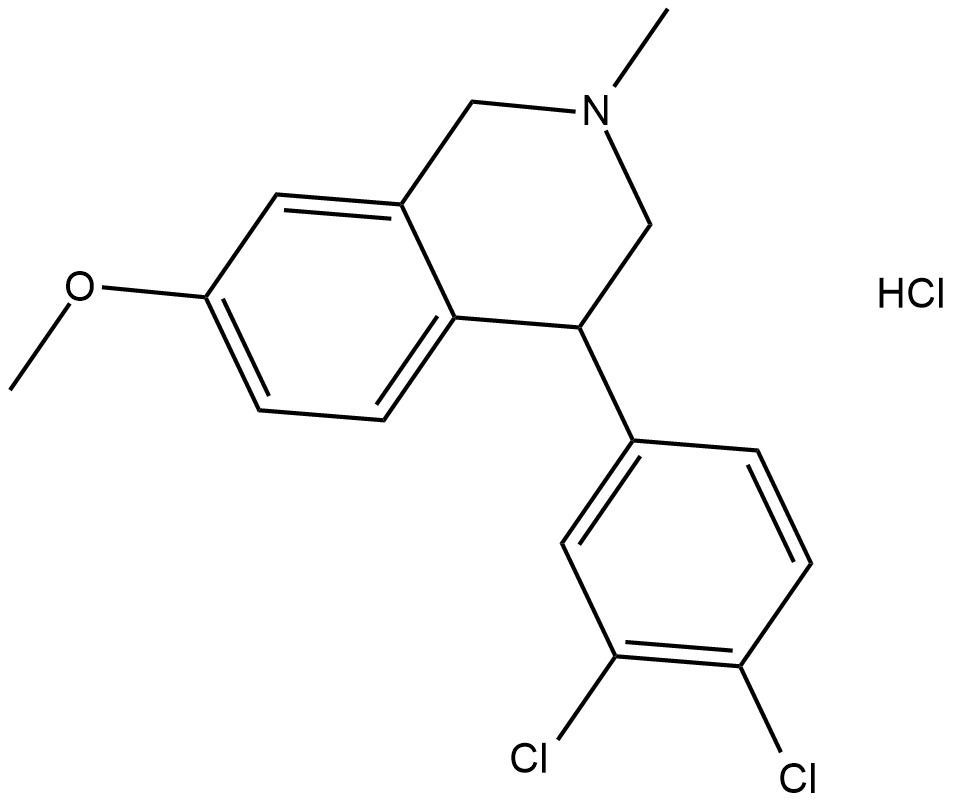Diclofensine (hydrochloride) Chemische Struktur