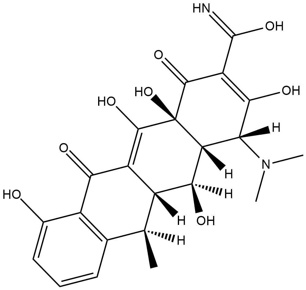 4-Epidoxycycline 化学構造