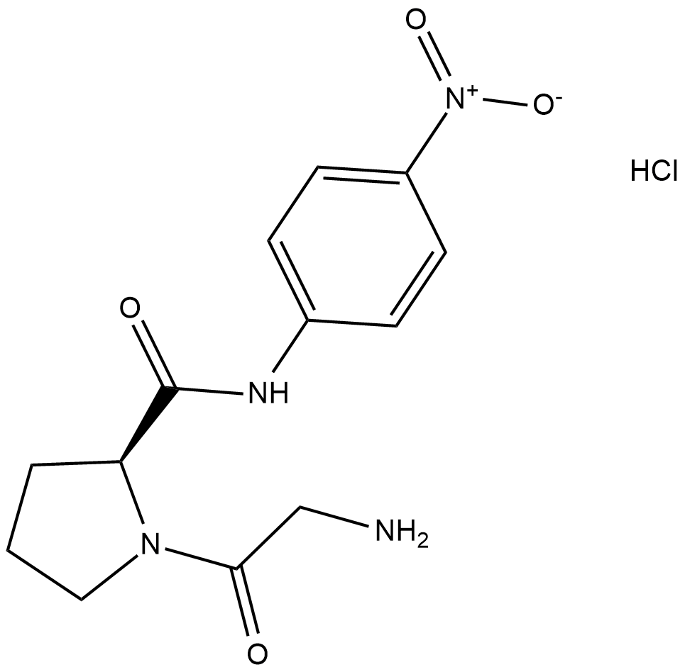 Gly-Pro-pNA (hydrochloride) 化学構造
