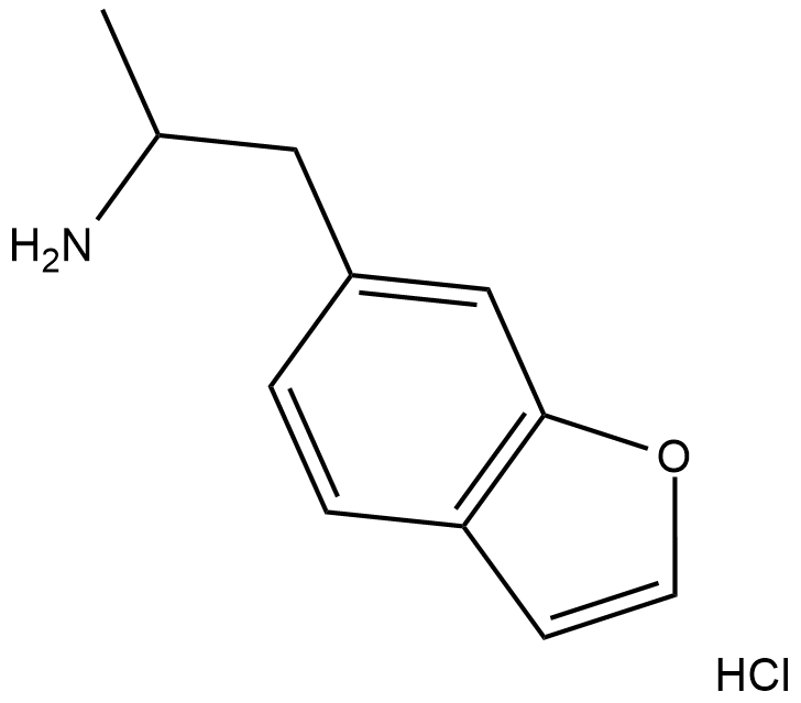 6-APB (hydrochloride) 化学構造