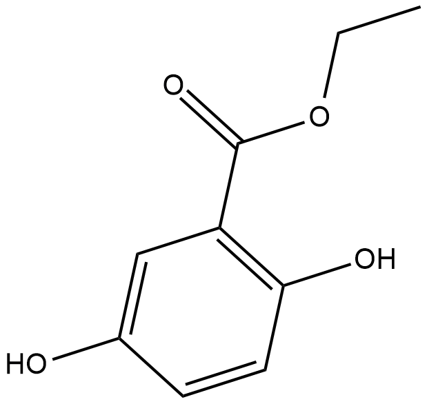 ethyl 2,5-Dihydroxybenzoate  Chemical Structure