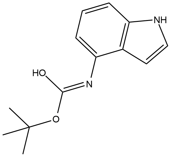 (1H-Indol-4-yl)-Carbamic Acid tert-butyl ester التركيب الكيميائي