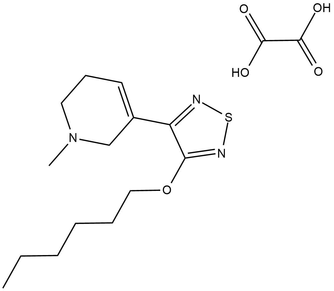 Xanomeline (oxalate) 化学構造