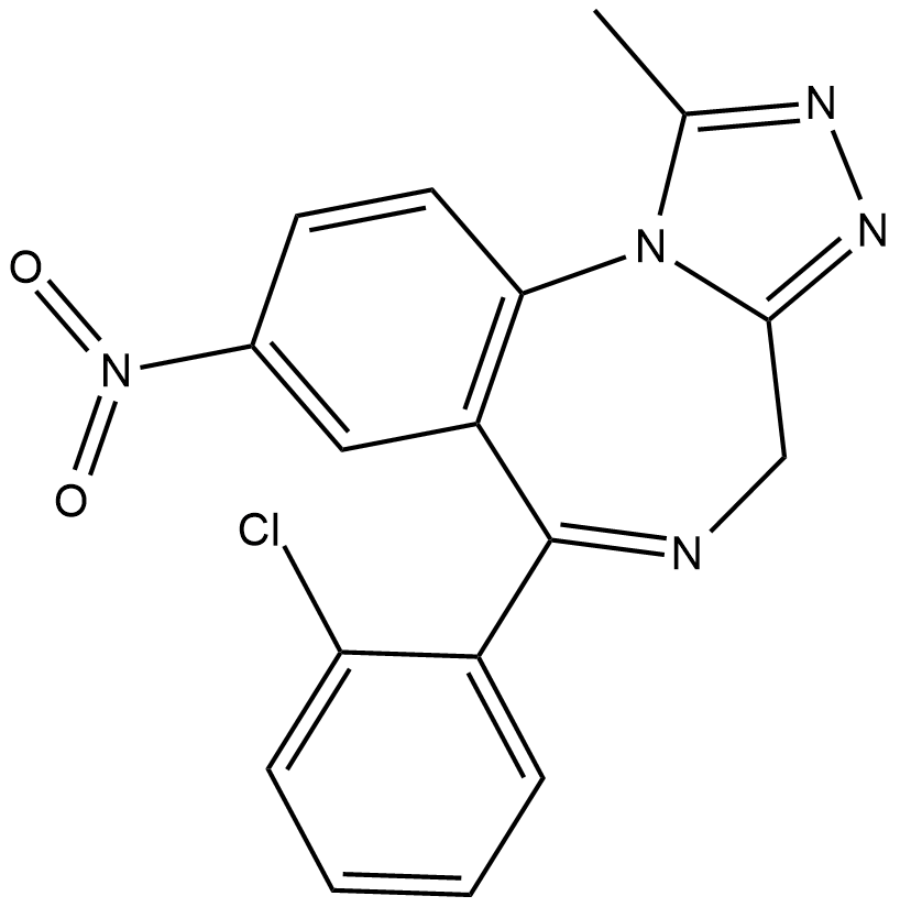 Clonazolam التركيب الكيميائي